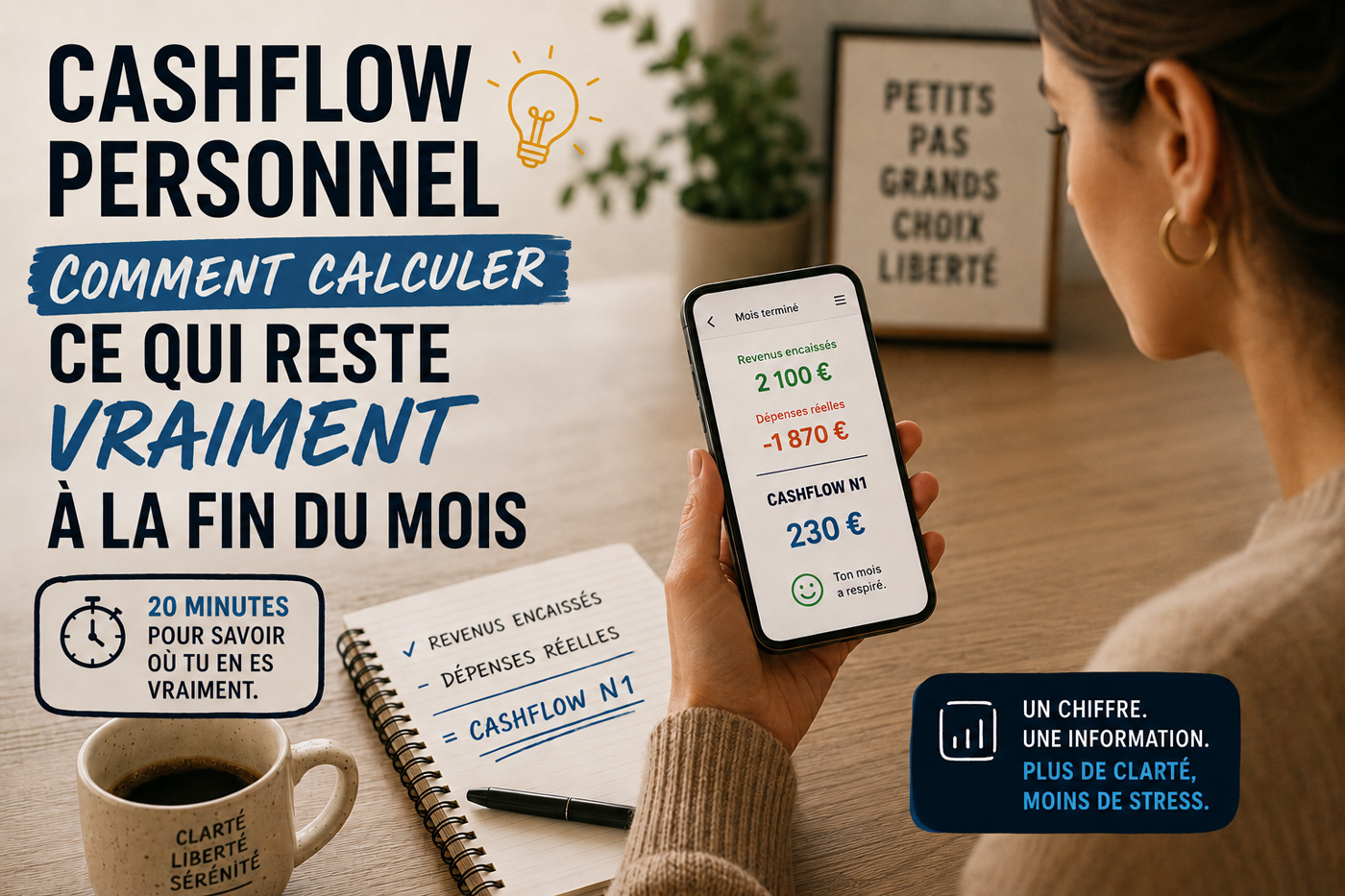 Cashflow personnel : comment calculer ce qui reste vraiment à la fin du mois